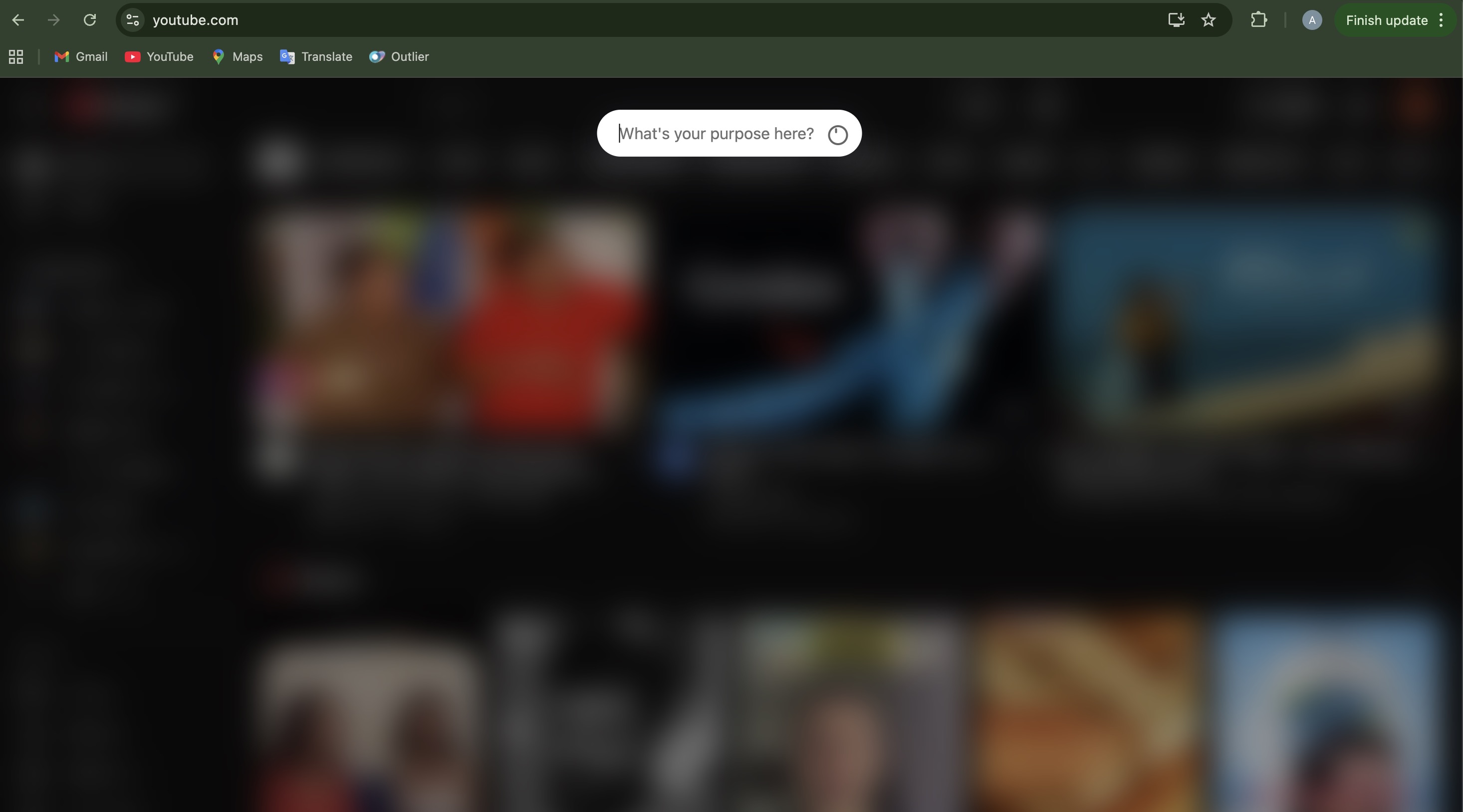 Step 1 — What's your purpose here?